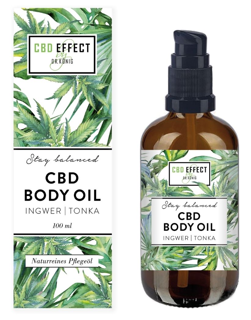 CBD Body Oil Ingwer | Tonka
