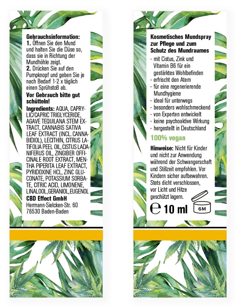 CBD Mundspray Vitalizer