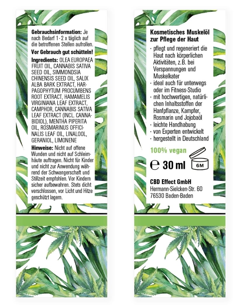 CBD Body Muskelöl
